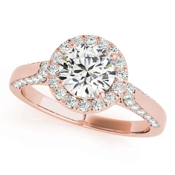 Rose Gold Engagement Rings - Diamonds & Cubic Zirconia (CZ)
